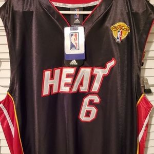 Miami heat lebron james finals jersey